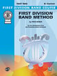 First Division Book 2 Clarinet band method book cover